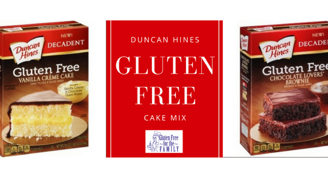 The Duncan Hines Gluten-Free Cake!!