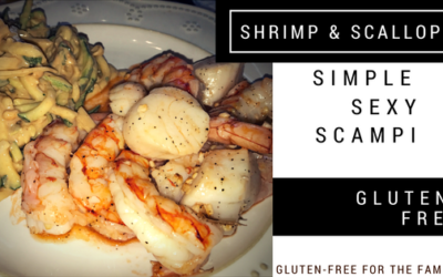Simple Sexy Shrimp Scampi with Scallops!