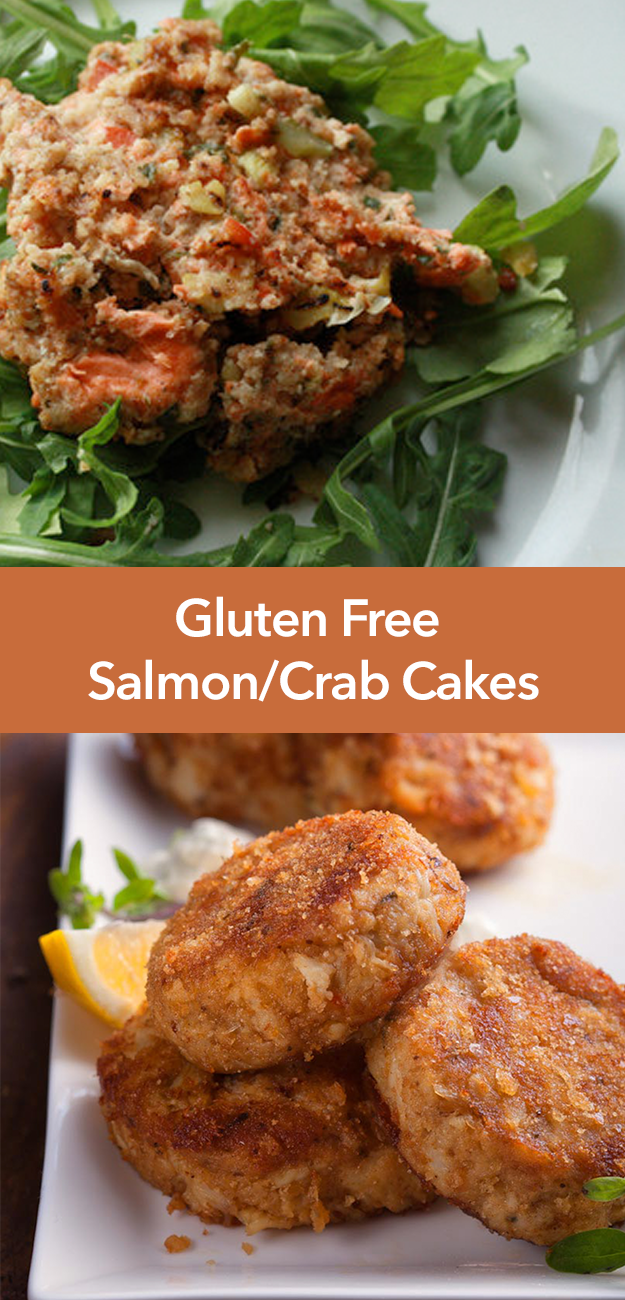 Salmon/Crab Cakes, Gluten Free Recipe