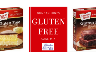 The Duncan Hines Gluten-Free Cake!!